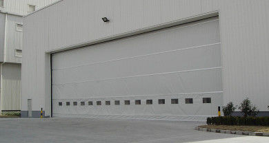 কেনা শক্তি শিল্প কাপড় উল্লম্ব লিফট কাপড় দরজা সর্বাধিক উচ্চতা 12 মিটার এবং বায়ু প্রতিরোধের পর্যন্ত 120 Kmh গুদাম জন্য আদর্শ online manufacture