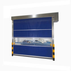 কেনা শিল্প পিভিসি উচ্চ গতির রোলিং শাটার দরজা, স্বয়ংক্রিয় দ্রুত দ্রুত দরজা online manufacture