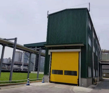 সিই ইন্ডাস্ট্রিয়াল ফাস্ট ডোর উচ্চ শক্তি পলিস্টার ফাইবার পিভিসি পর্দা বেধ 0.8mm